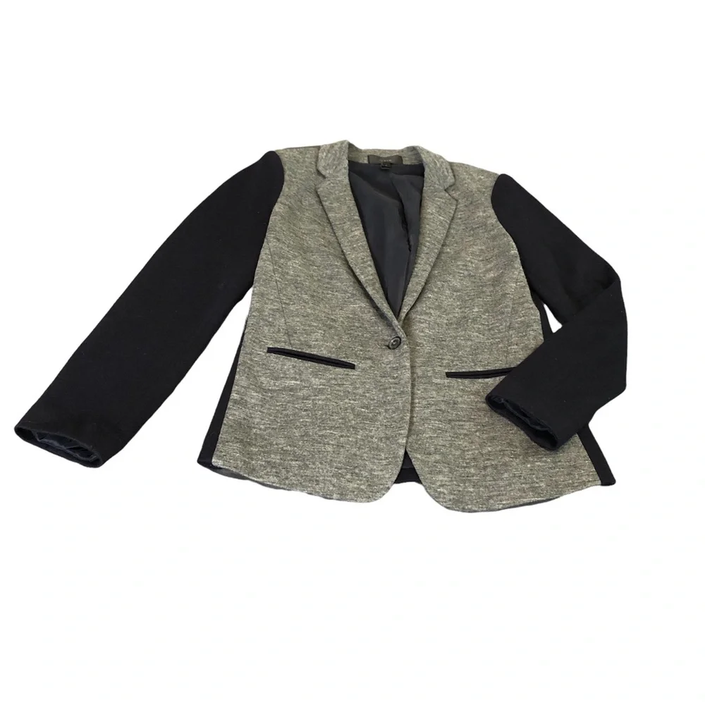 J. Crew Women’s Navy/Grey Blazer Size 6